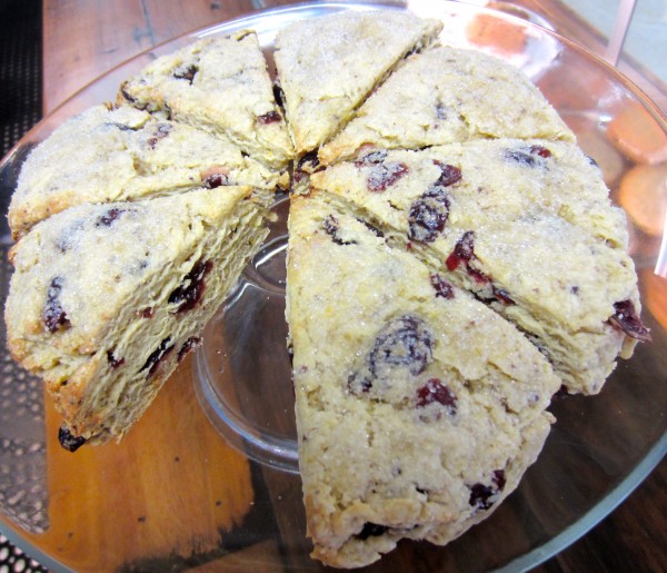 cranberry orange scones