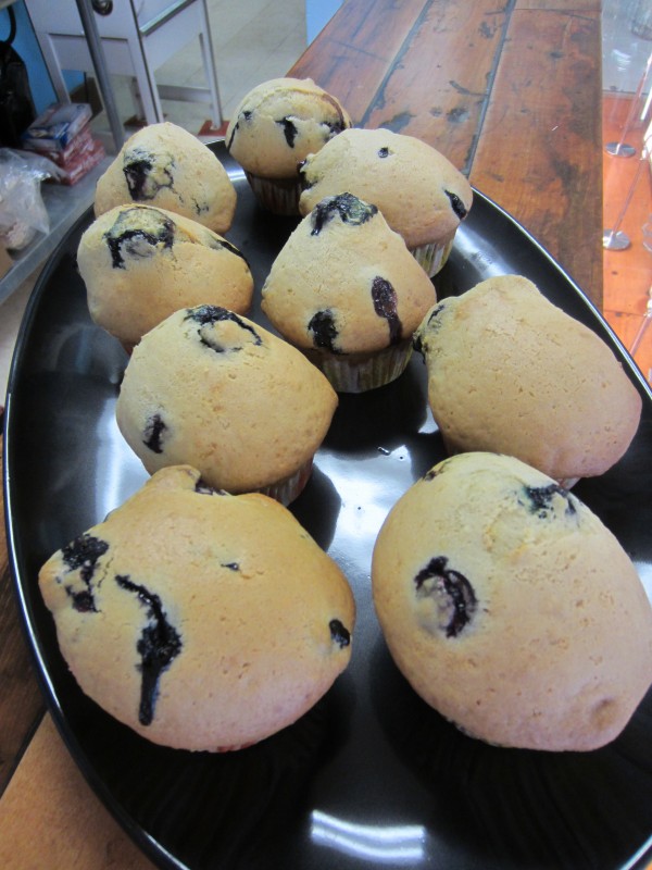 blueberry lemon muffins