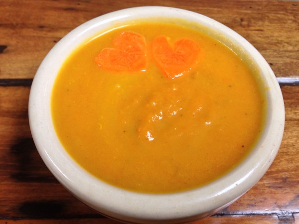 vegan curry carrot soup