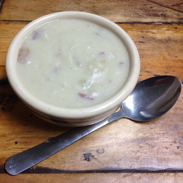 creamy potato ham soup