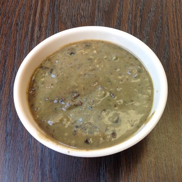 vegan curry coconut black bean soup